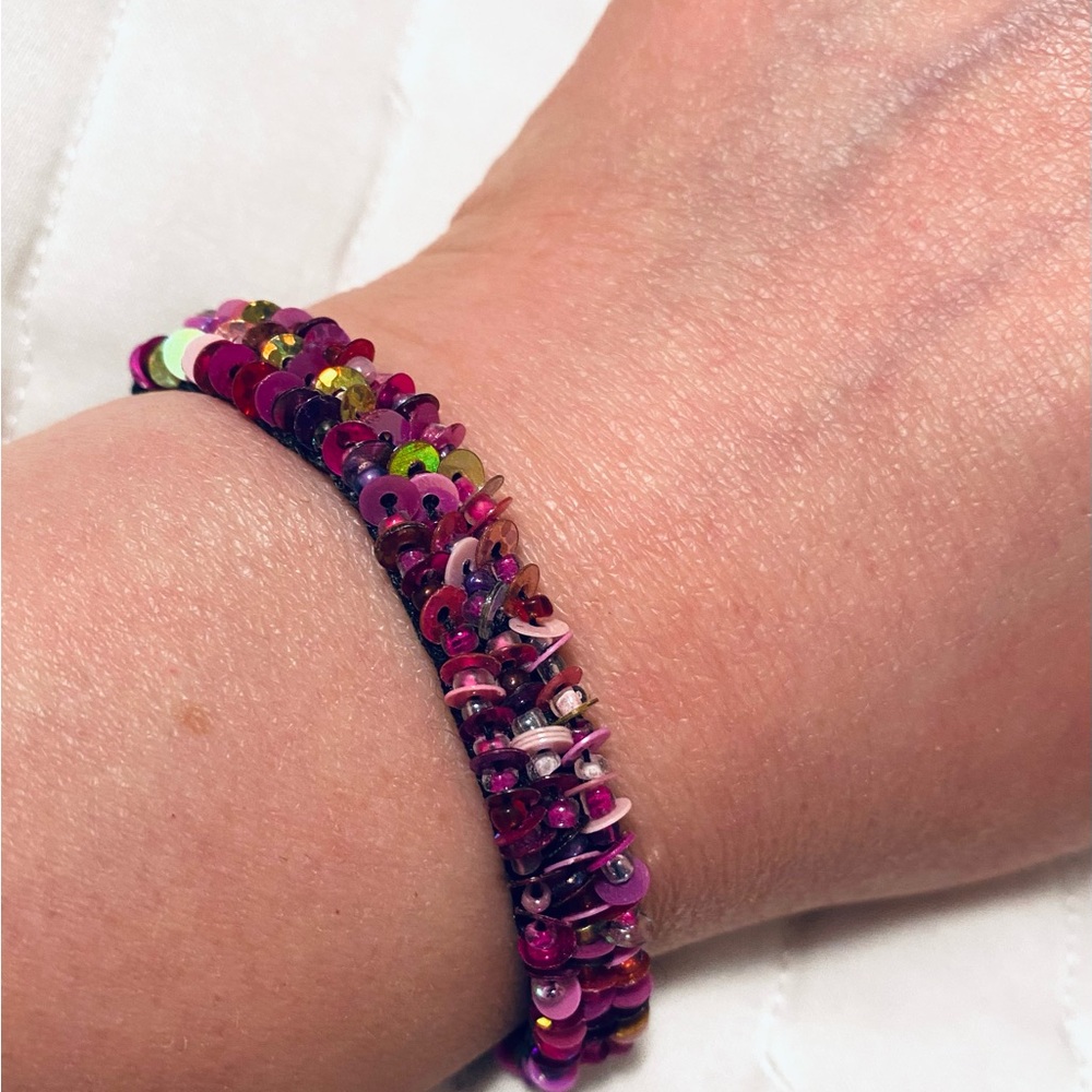 Multicolor Sequin Bracelet